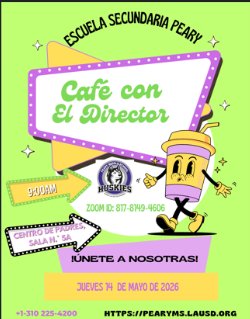 ¡Acompáñenos en el «Café con el Director» de mayo de 2026!